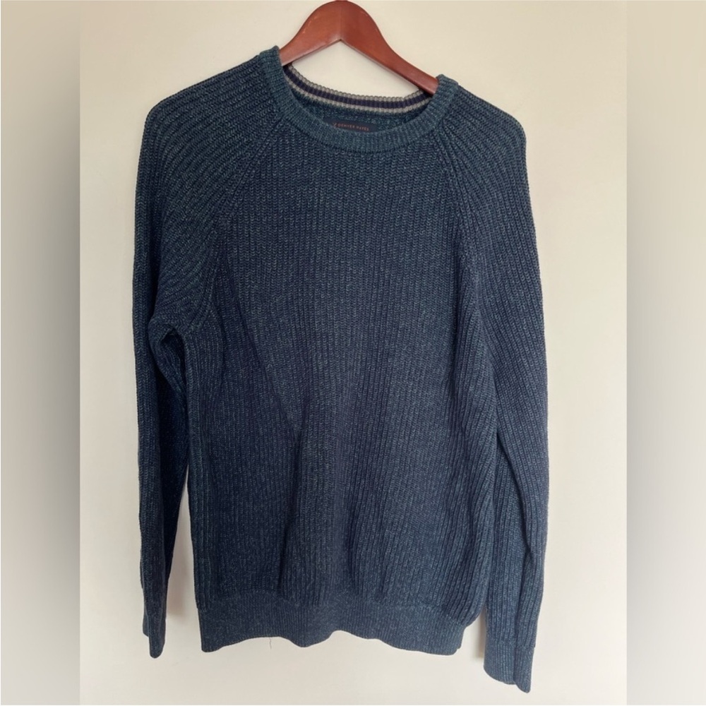 Denver Hayes Men's Dark Blue Crewneck Sweater Size M